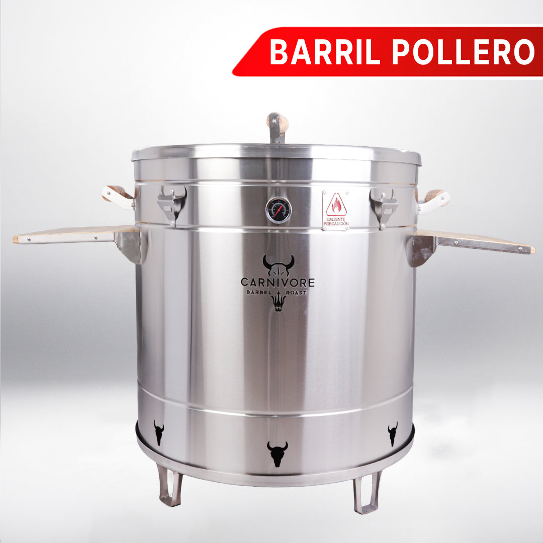 Barril Asador /Ahumador Pollero Carnivore