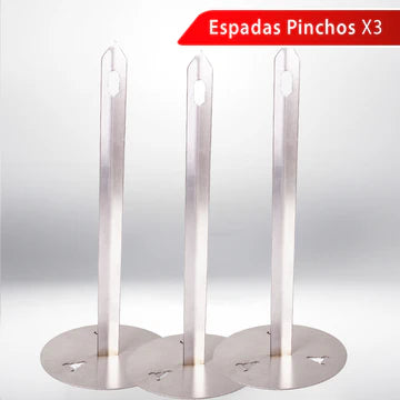 Espada para pinchos de 18 y 27 Cm Kit X3 Desde: