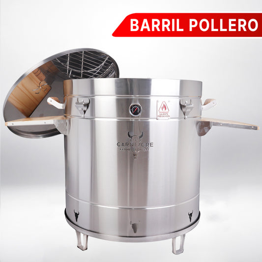 Barril Asador /Ahumador Pollero Carnivore