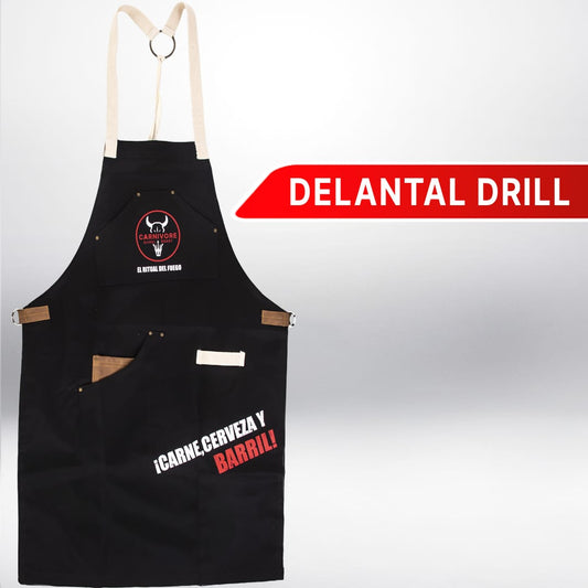 Delantal En Drill Carnivore
